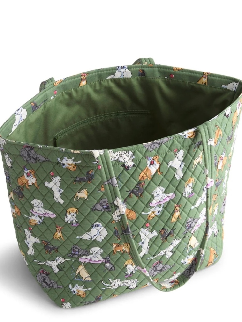 NWT Vera Bradley cotton Grand Tote * Dog Park* - Picture 2 of 5